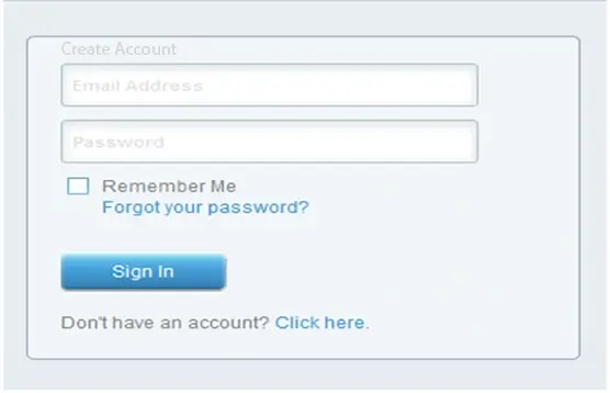 password account